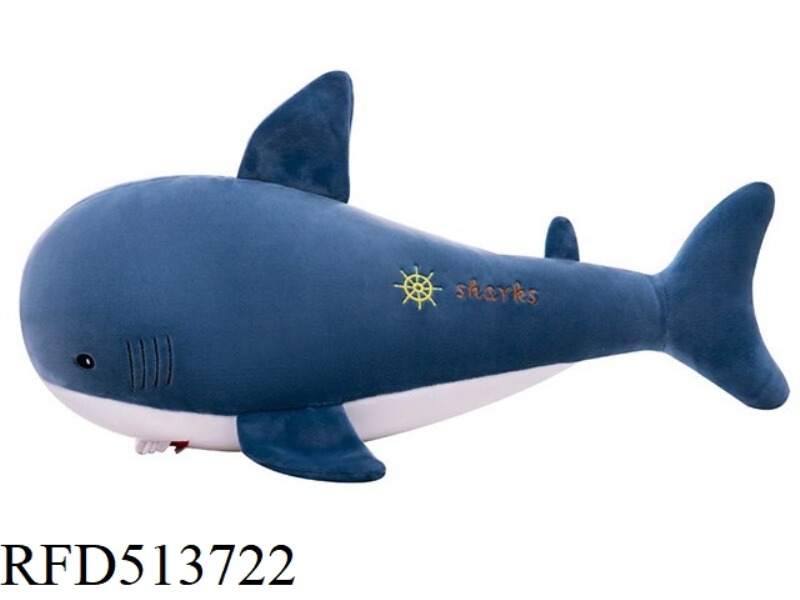 80CM SHARK THROW PILLOW