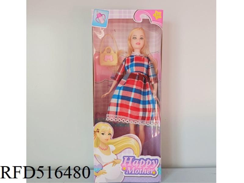 ELEVEN INCH PREGNANT MOTHER BARBIE DOLL