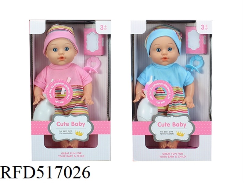 TWO MIXED 13-INCH DOLLS