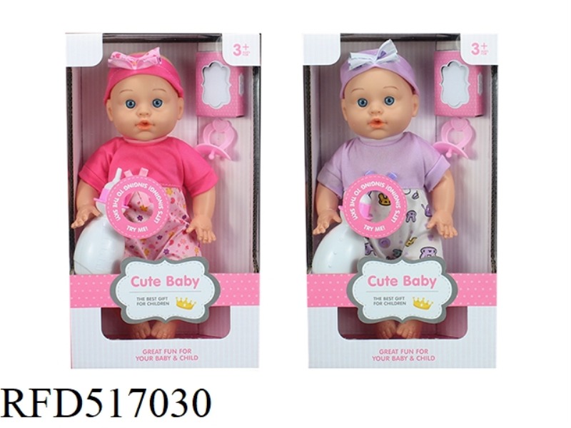 TWO MIXED 13-INCH DOLLS