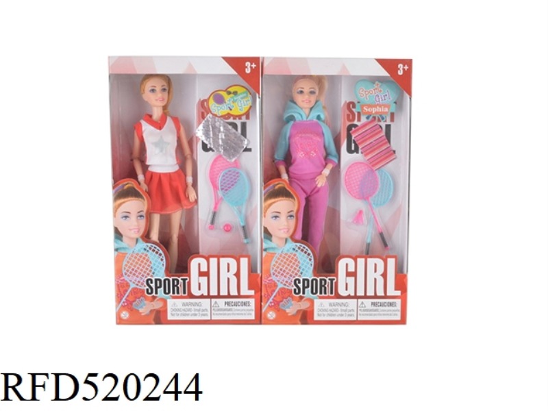 BARBIE SPORTSWEAR AND RACQUET