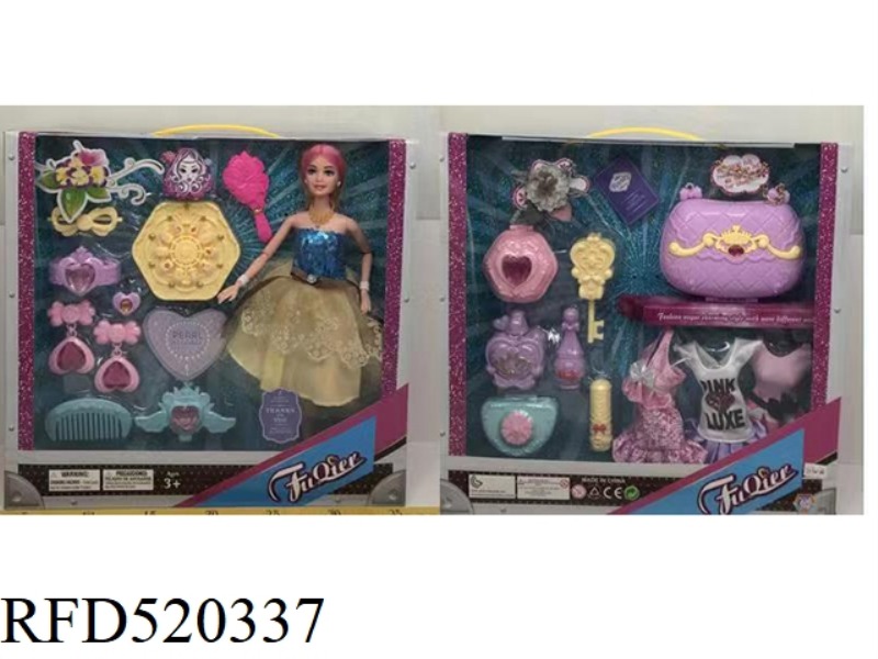 DOUBLE-SIDED BOX FASHION BARBIE ACCESSORIES