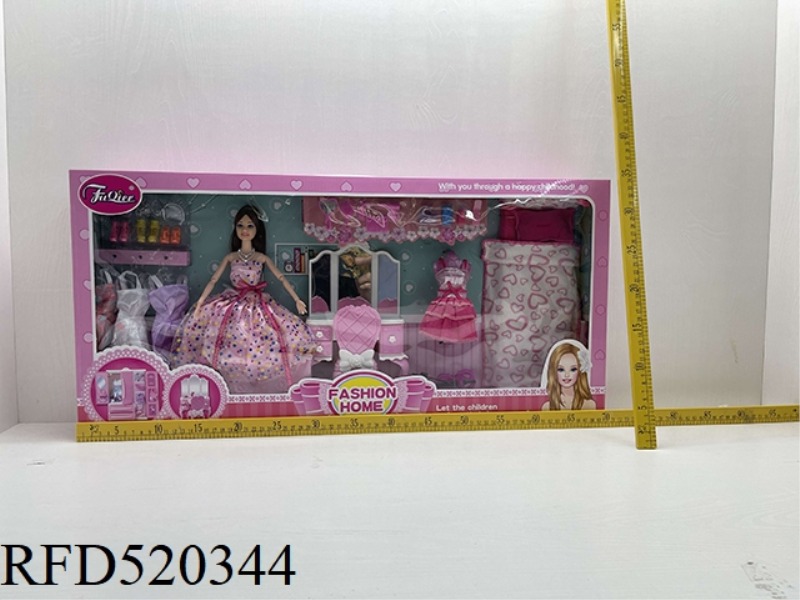 FASHION BARBIE WARDROBE WITH BED