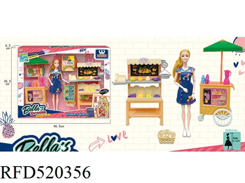 JUICE TRUCK WITH FRUIT RACK