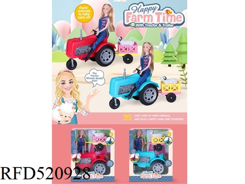 BARBIE FARMER CAR