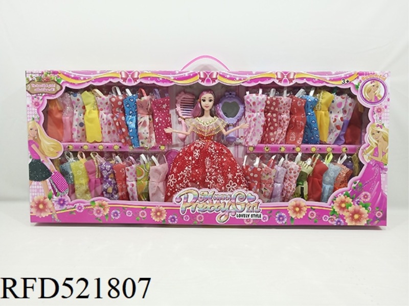 11 INCHES BIG FOOT SOLID BODY 9 JOINTS BARBIE