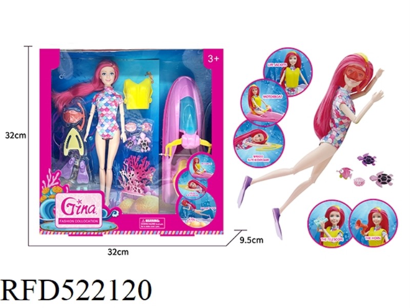 11.5 INCH DIVING GIRL