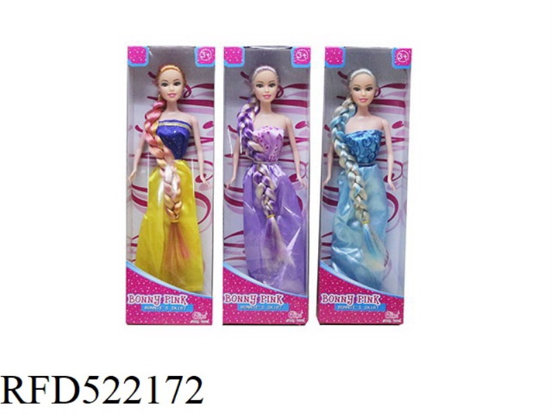 GINA 3-COLOR BRAIDED PRINCESS