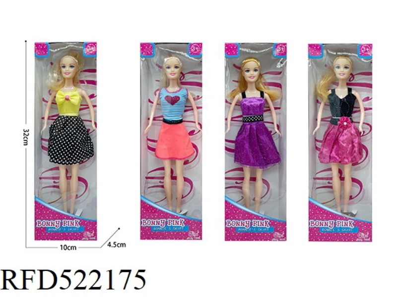 11.5 INCH FASHION GIRL 4 MIXED OUTFITS