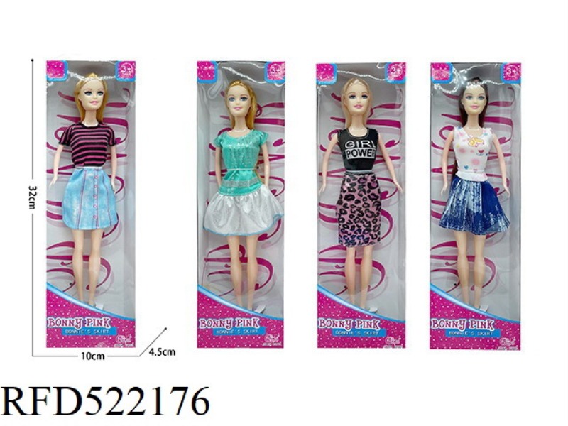 11.5 INCH FASHION GIRL 4 MIXED OUTFITS