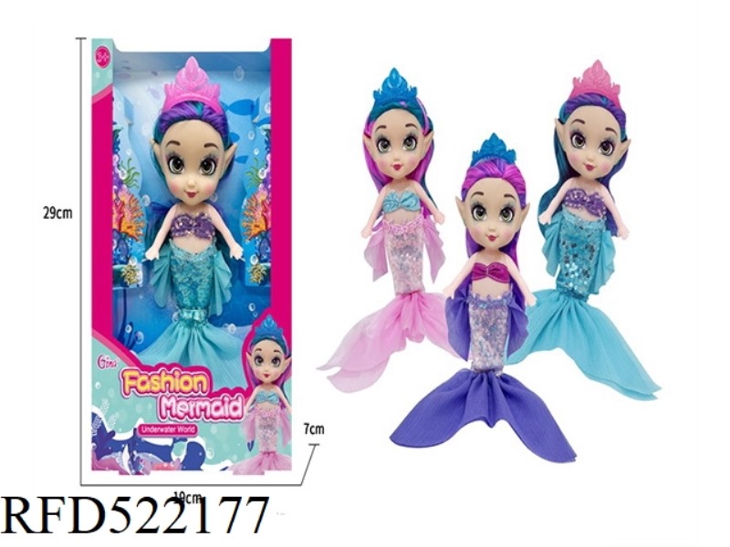 8 INCH BIG HEAD MERMAID SERIES