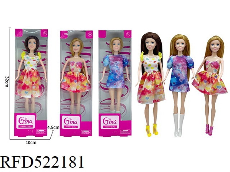 11.5 INCH FASHION GIRL 3 MIXED OUTFITS