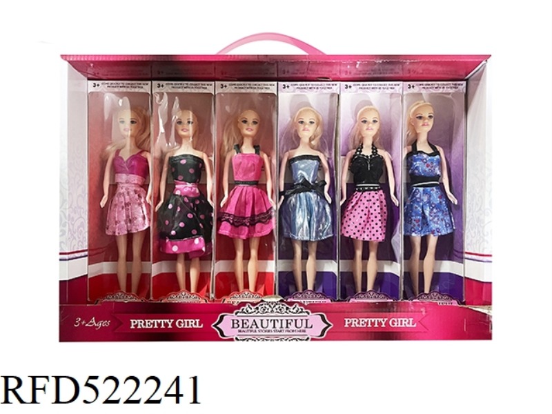 11.5 INCH 6 FASHIONS（12PCS/BOX）