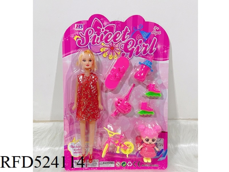 ELEVEN INCH HOLLOW BARBIE
