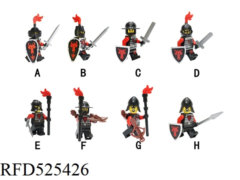 FIRE DRAGON KNIGHT 16PCS