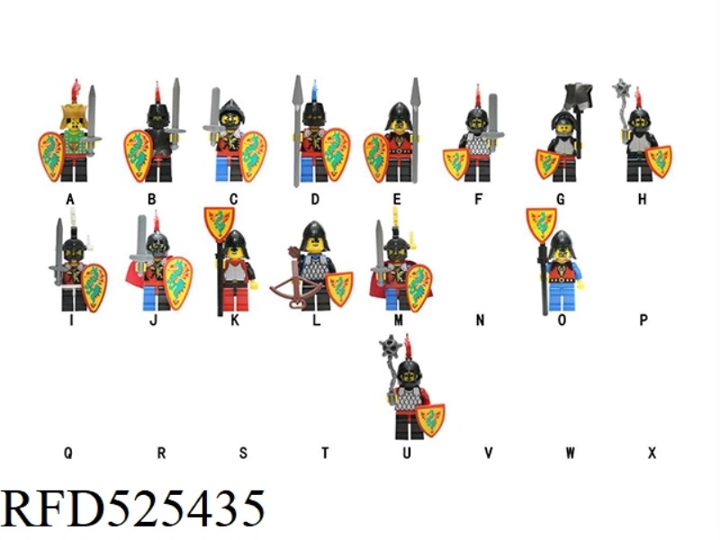 PHANTOM DRAGON NATION DARK DRAGON KNIGHT 16PCS