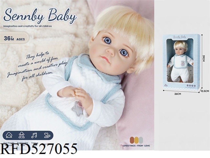 14 INCH COTTON BODY SIMULATION REBIRTH DOLL (SIX-TONE IC)