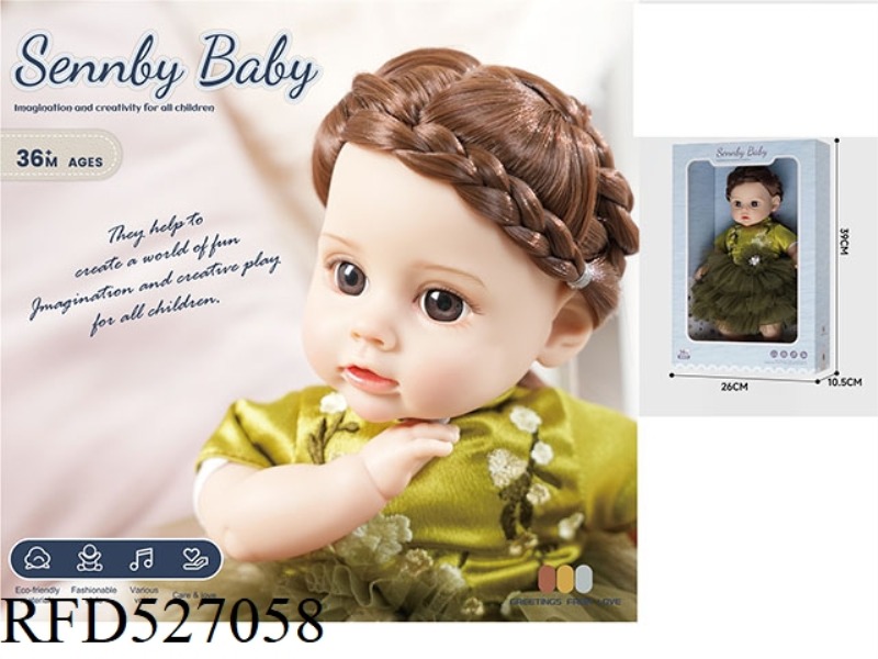 14 INCH COTTON BODY SIMULATION REBIRTH DOLL (SIX-TONE IC)