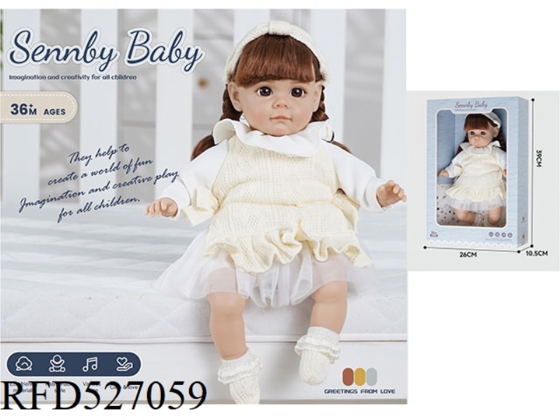 14 INCH COTTON BODY SIMULATION REBIRTH DOLL (SIX-TONE IC)