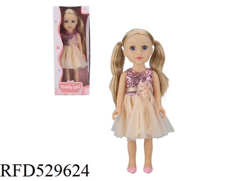 18 INCH FULL BODY GLUE GIRL WITH RANDOM HAIRSTYLES,