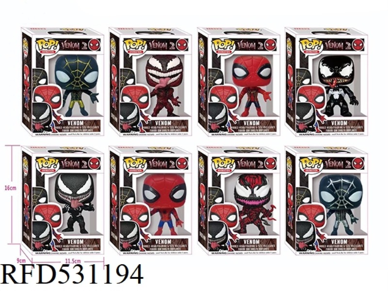 SPIDER-MAN VENOM POP BY HAND