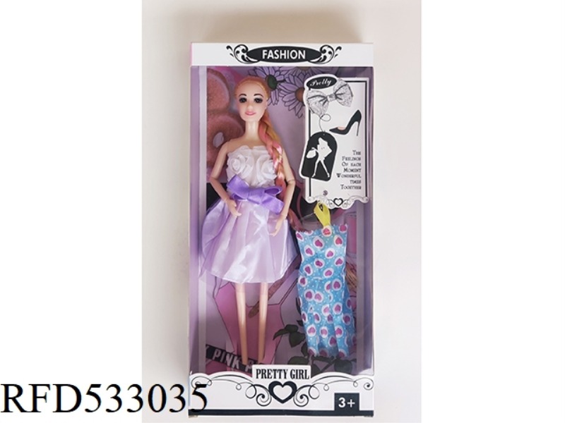 A NINE-JOINTED PRINCESS WITH A SHORT SKIRT