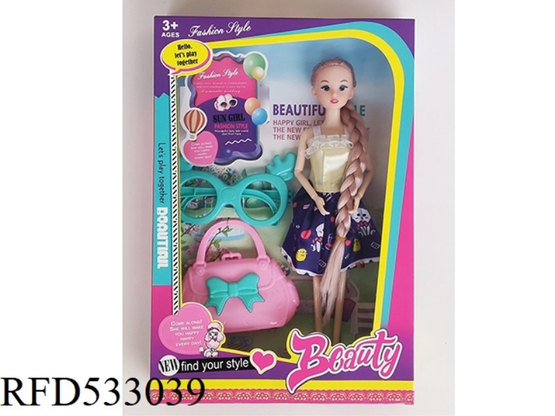 A NINE-JOINTED ARGUING PRINCESS WITH A PURSE