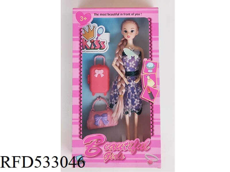 NINE JOINTS LONG DEBATE PRINCESS WITH LUGGAGE