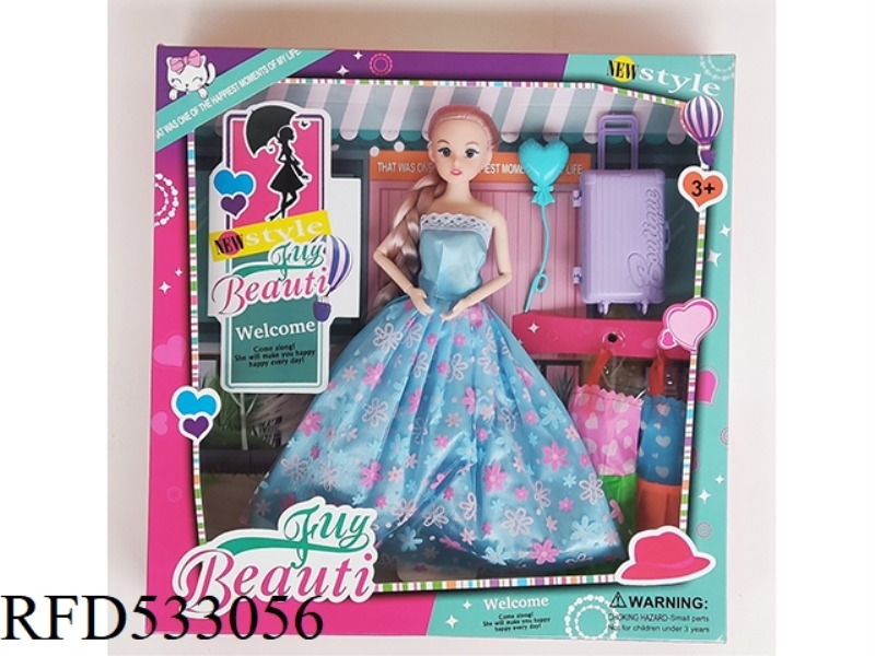 NINE-JOINTED LONG CONTORTED DRESS PRINCESS