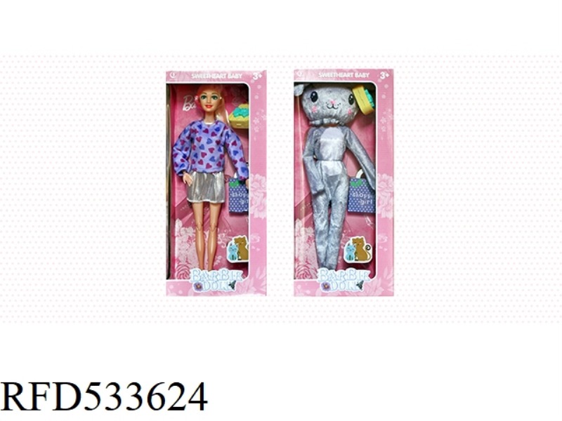 BARBIE'S 11-JOINTED PET RABBIT