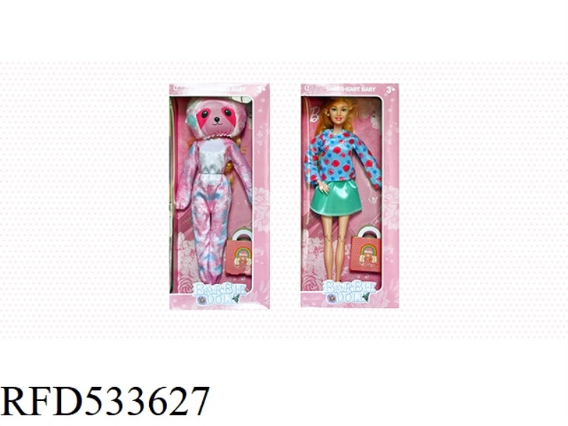 THE SLOTH OF BARBIE'S 11-JOINT PET