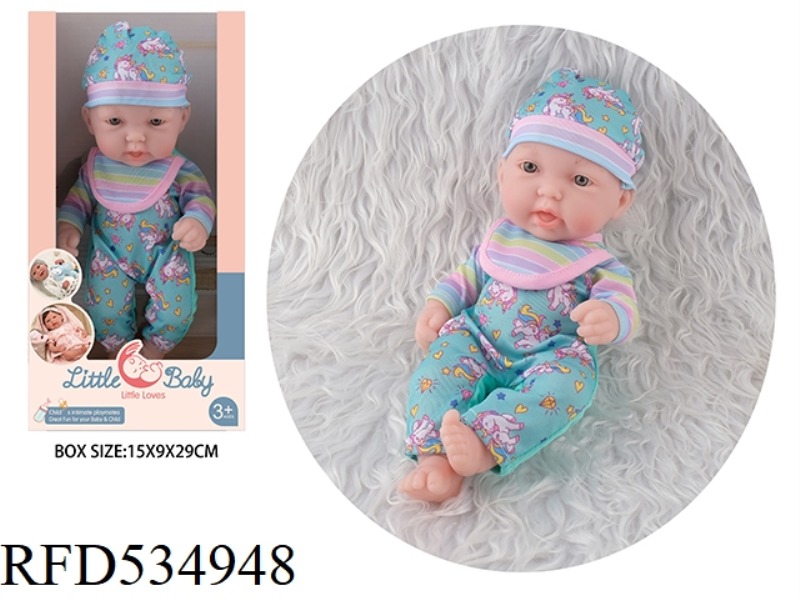 10 INCH BABY DOLL IS ALL ENAMELLED