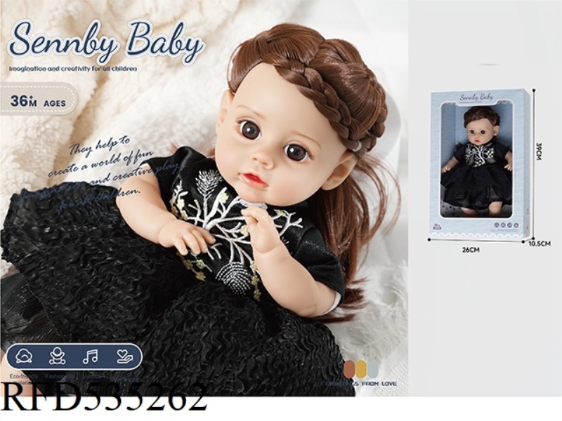 14 INCH COTTON BODY SIMULATION REBIRTH DOLL (SIX-TONE IC)