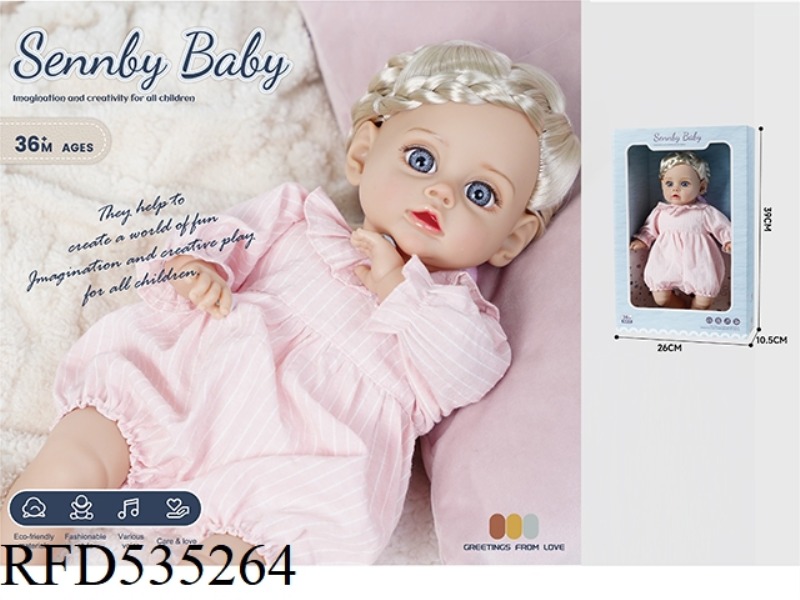 14 INCH COTTON BODY SIMULATION REBIRTH DOLL (SIX-TONE IC)
