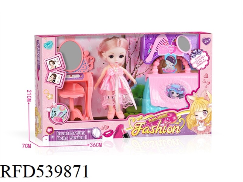 BARBIE ACCESSORIES DOLL PLAY HOUSE GIRL MAKEUP