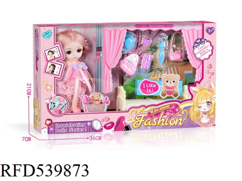 BARBIE DOLLS ADORN THE HOUSE