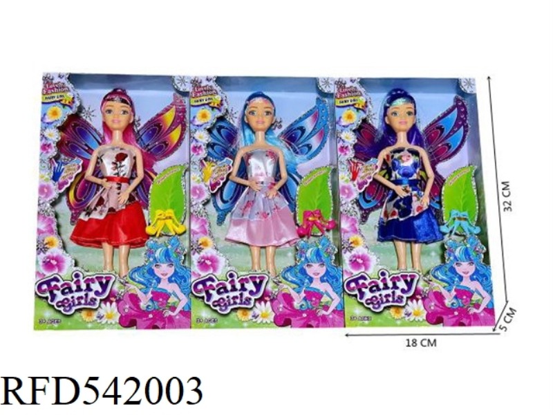 11.5 INCH JOINT BODY FASHION FLOWER FAIRY
