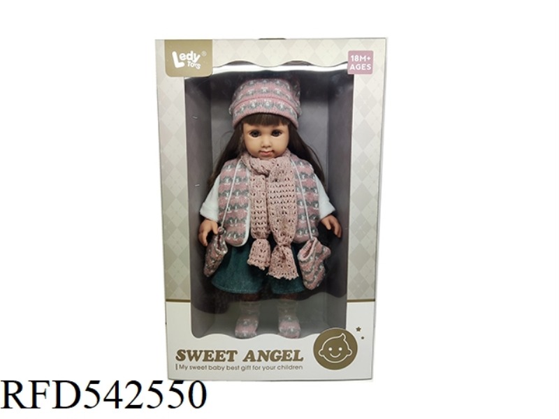14-INCH STRAIGHT FOOT COTTON BODY SET FOR GIRLS + GLOVES