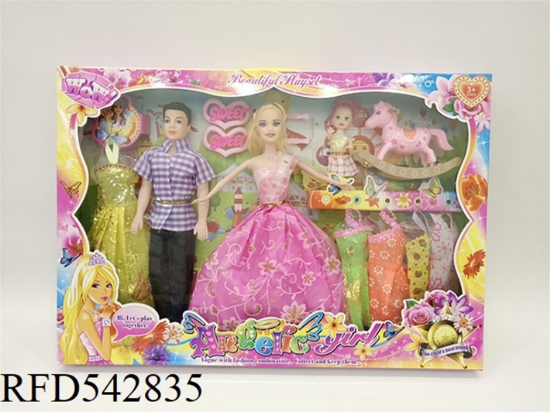 A FULL-BODY BARBIE SET