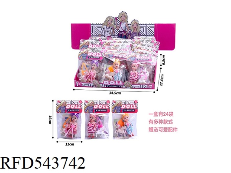 3 INCH KELLY + HORSE 24PCS