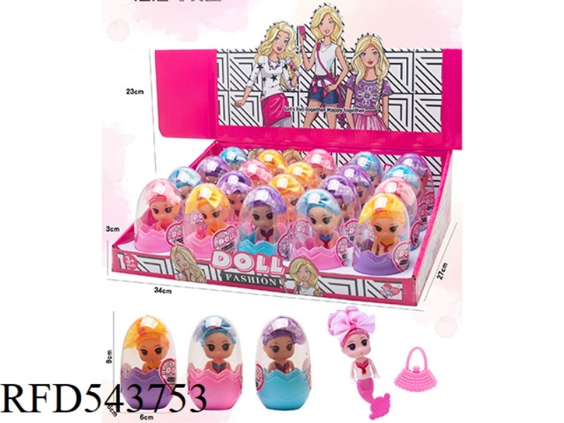 EGG MERMAID + BAG 20PCS