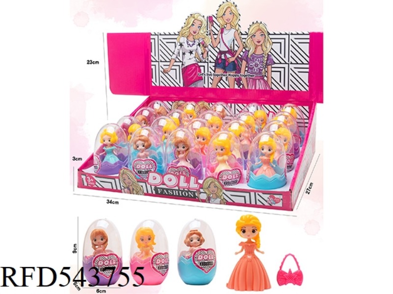 EGG PRINCESS + BAG 20PCS