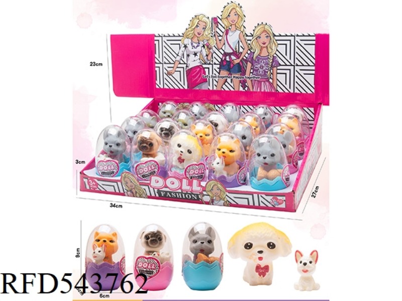 EGG PACK 2 FEMALE DOGS 20PCS