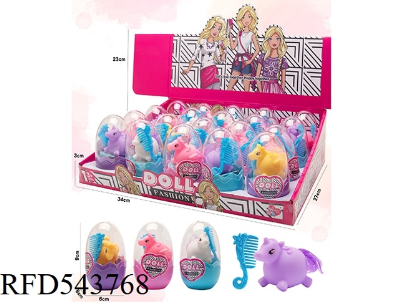 HIPPO IN EGG + COMB 20PCS