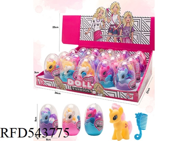 EGG PONY + COMB 20PCS
