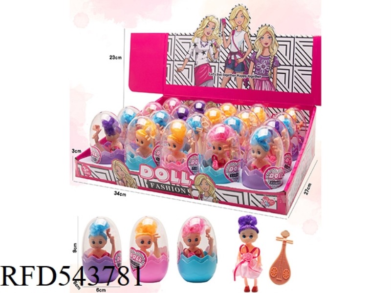 EGG CLOWN + MUSICAL INSTRUMENT 20PCS