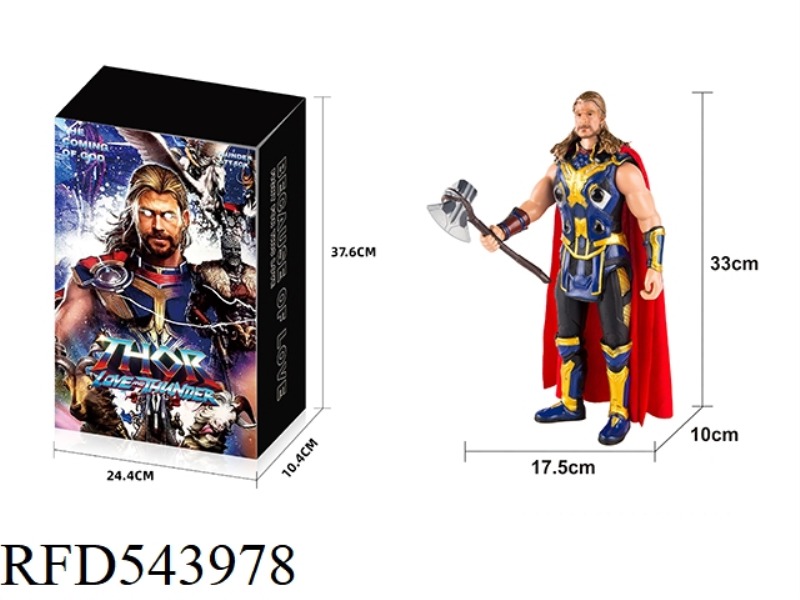 THOR 4 LOVE AND THUNDER RUNE KING THUNDER GOD (CLOAK, AXE)