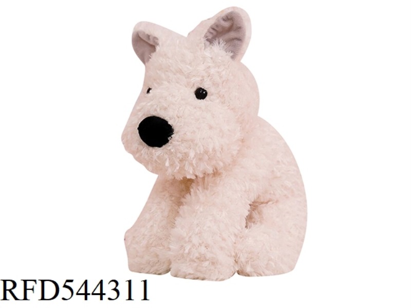 22CM WHITE WEST HIGHLAND SIMULATION DOG DOLL