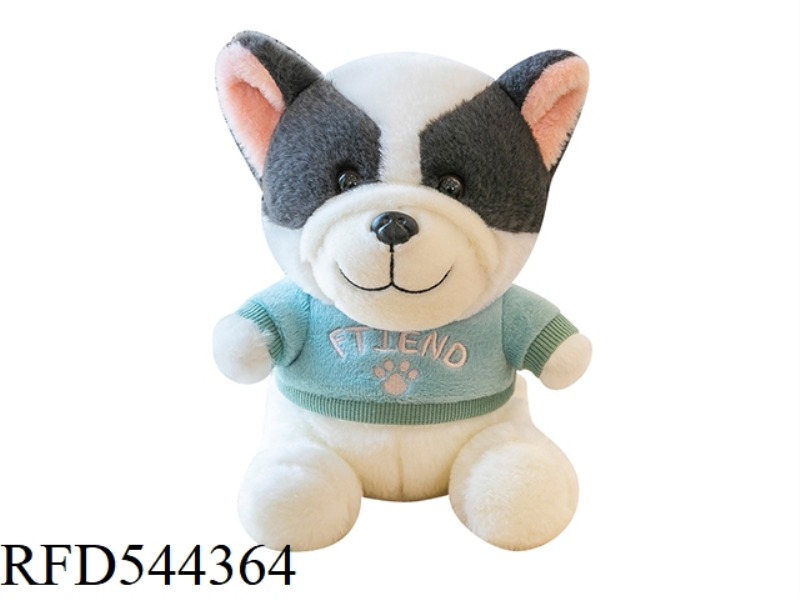 35CM SWEATER BULLDOG DOLL