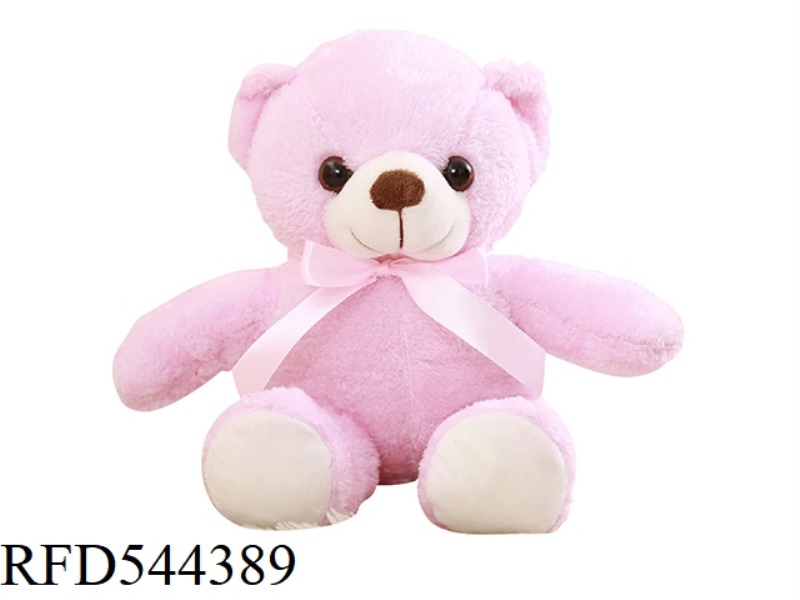 30CM PINK SCARF TEDDY BEAR DOLL